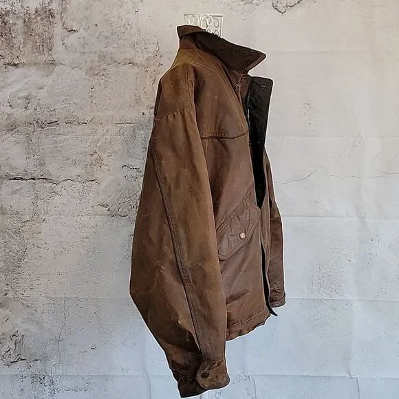 Outback Trading Co Vintage Men's Brown Work Jacket Size L